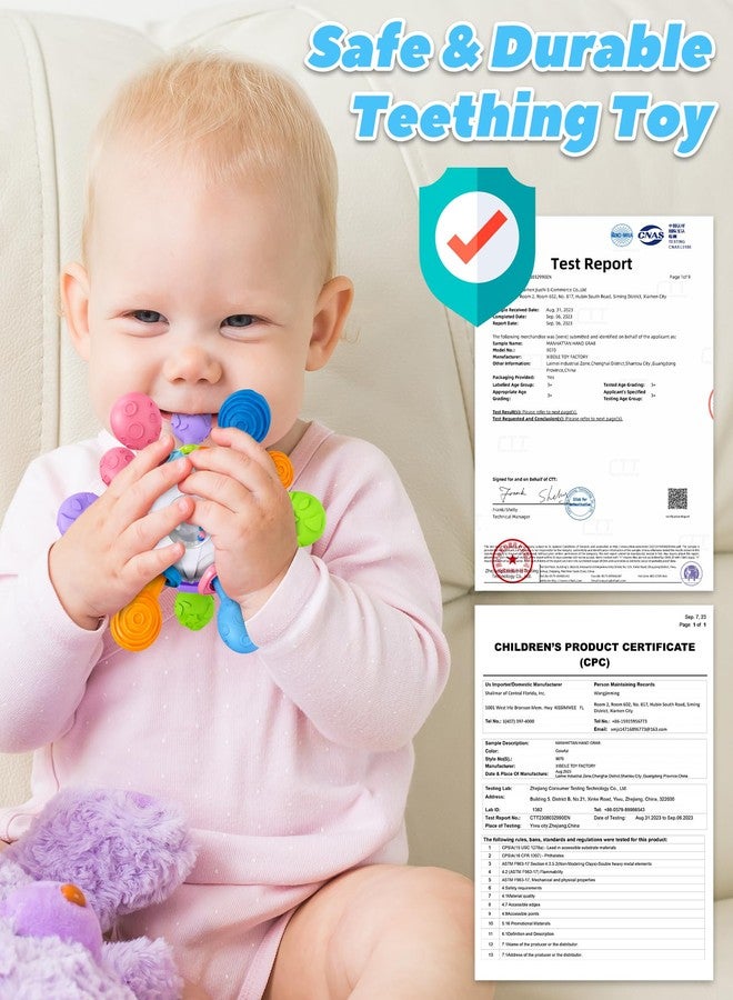 Tonberless Baby Teething Toys for 0-6 6-12 Months Ages 0-2, Tummy Time Montessori Toys for Babies 0 3 6 9 12 18 Months, Newborn Infant Sensory Toys, Baby Stocking Stuffers Gifts for Boys Girls - Image 5